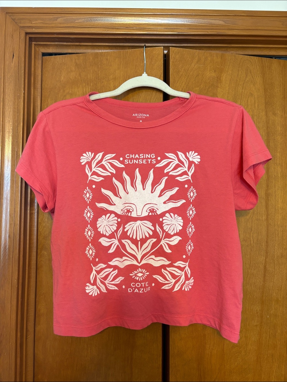 Arizona Chasing Sunsets Coral Graphic Tee